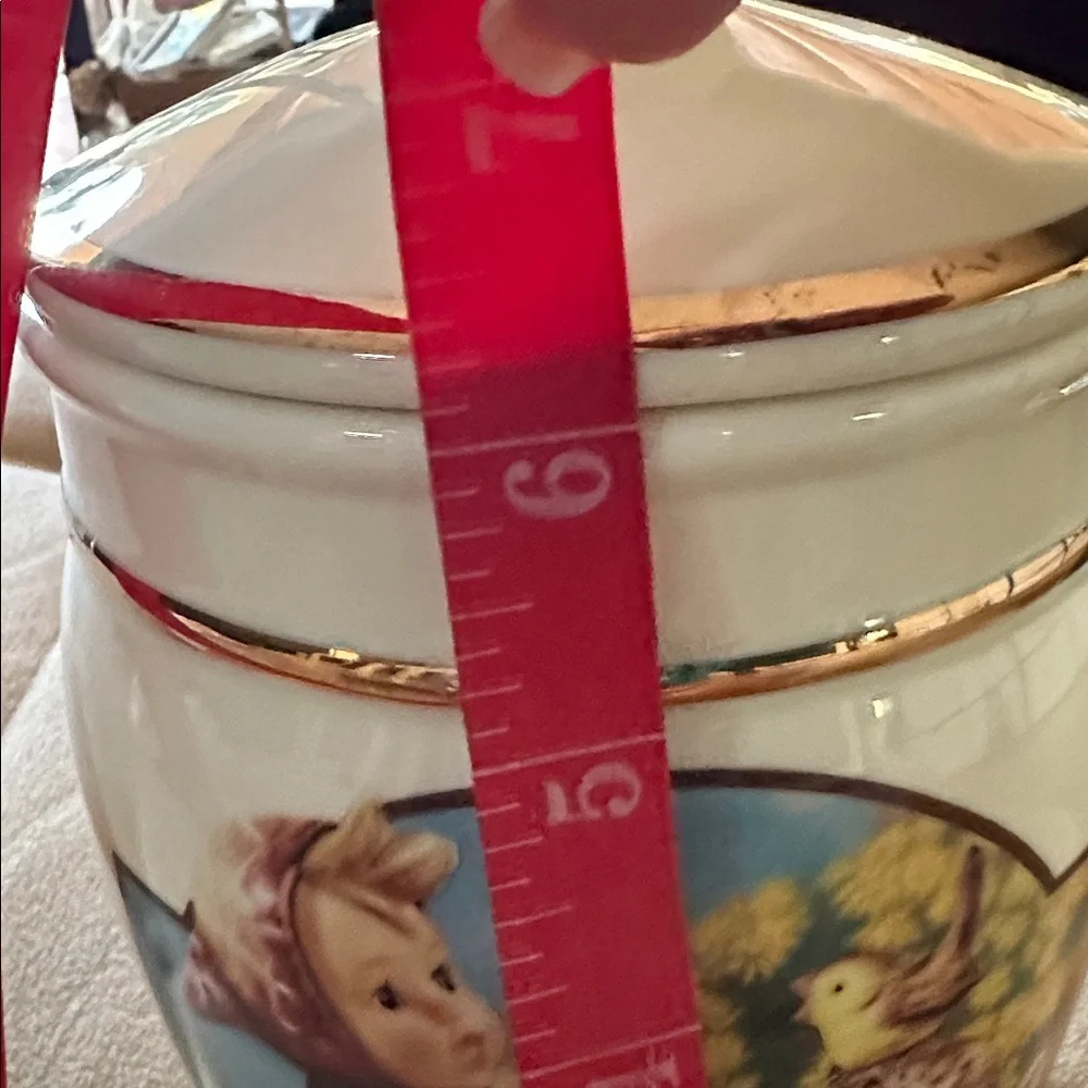 1991 Hummel Danbury Mint Porcelain Jar Canister Germany In Tune